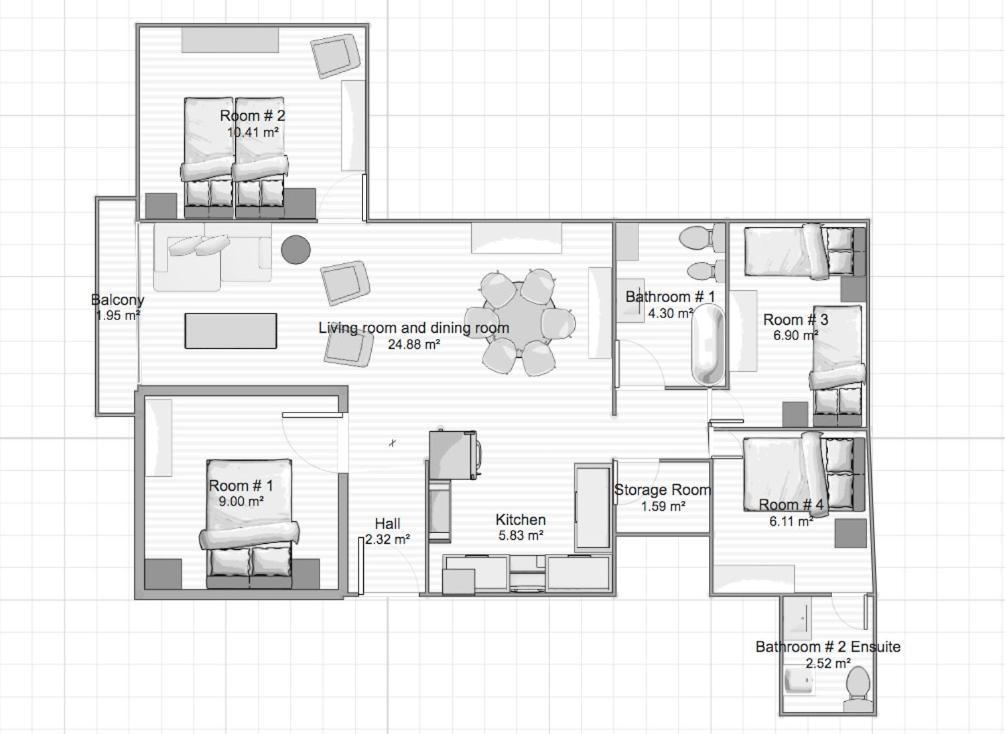 Acogedor Apt 8Pax 4Bdr 2Bth - Cozyhomesevilla1 מראה חיצוני תמונה